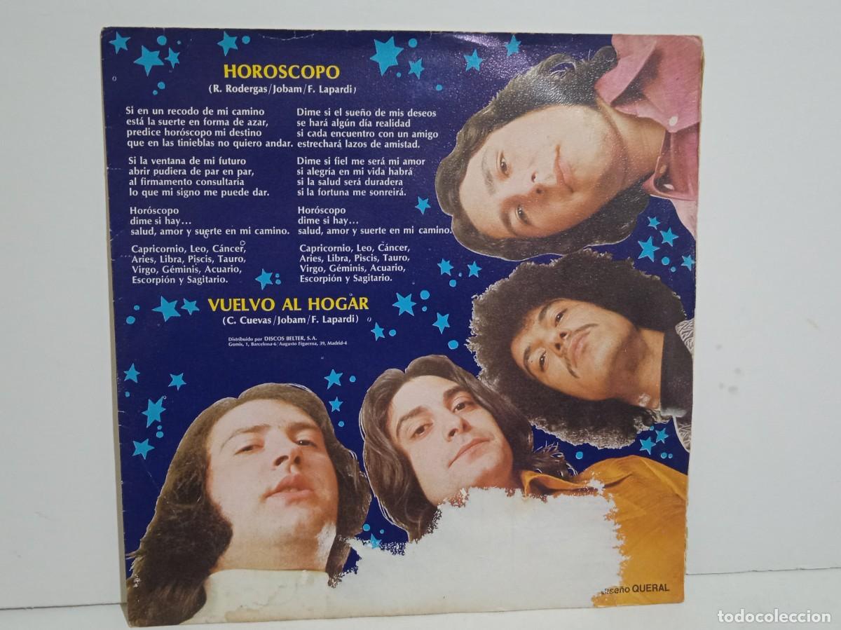 Discos de vinilo: Furia - Hor&oacute;scopo / Vuelvo al hogar - Single - 1972 - Foto 2