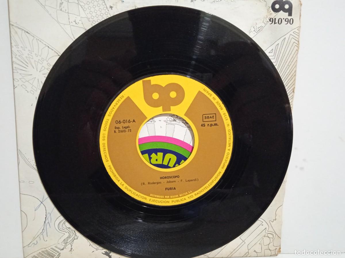 Discos de vinilo: Furia - Hor&oacute;scopo / Vuelvo al hogar - Single - 1972 - Foto 3