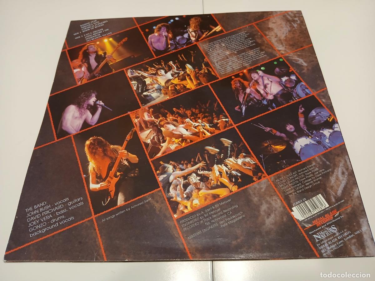 Discos de vinilo: ARMORED SAINT -SAINTS WILL CONQUER- (1991) LP DISCO VINILO - Foto 8