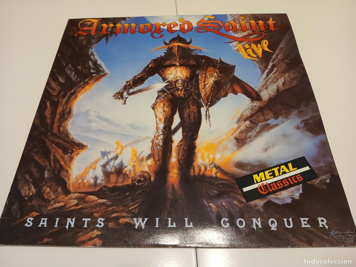 Discos de vinilo: ARMORED SAINT -SAINTS WILL CONQUER- (1991) LP DISCO VINILO - Foto 1