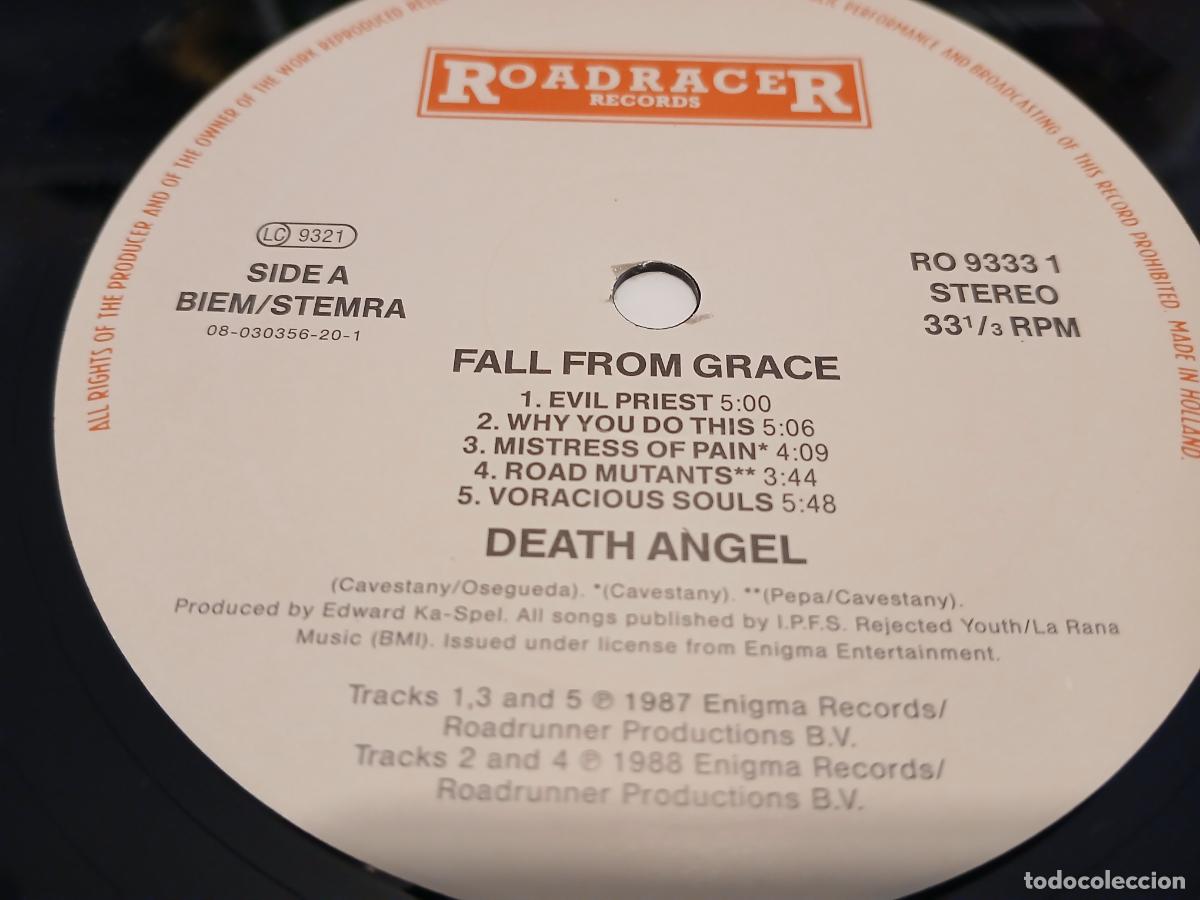 Discos de vinilo: DEATH ANGEL -FALL FROM GRACE- (1990) LP DISCO VINILO - Foto 3
