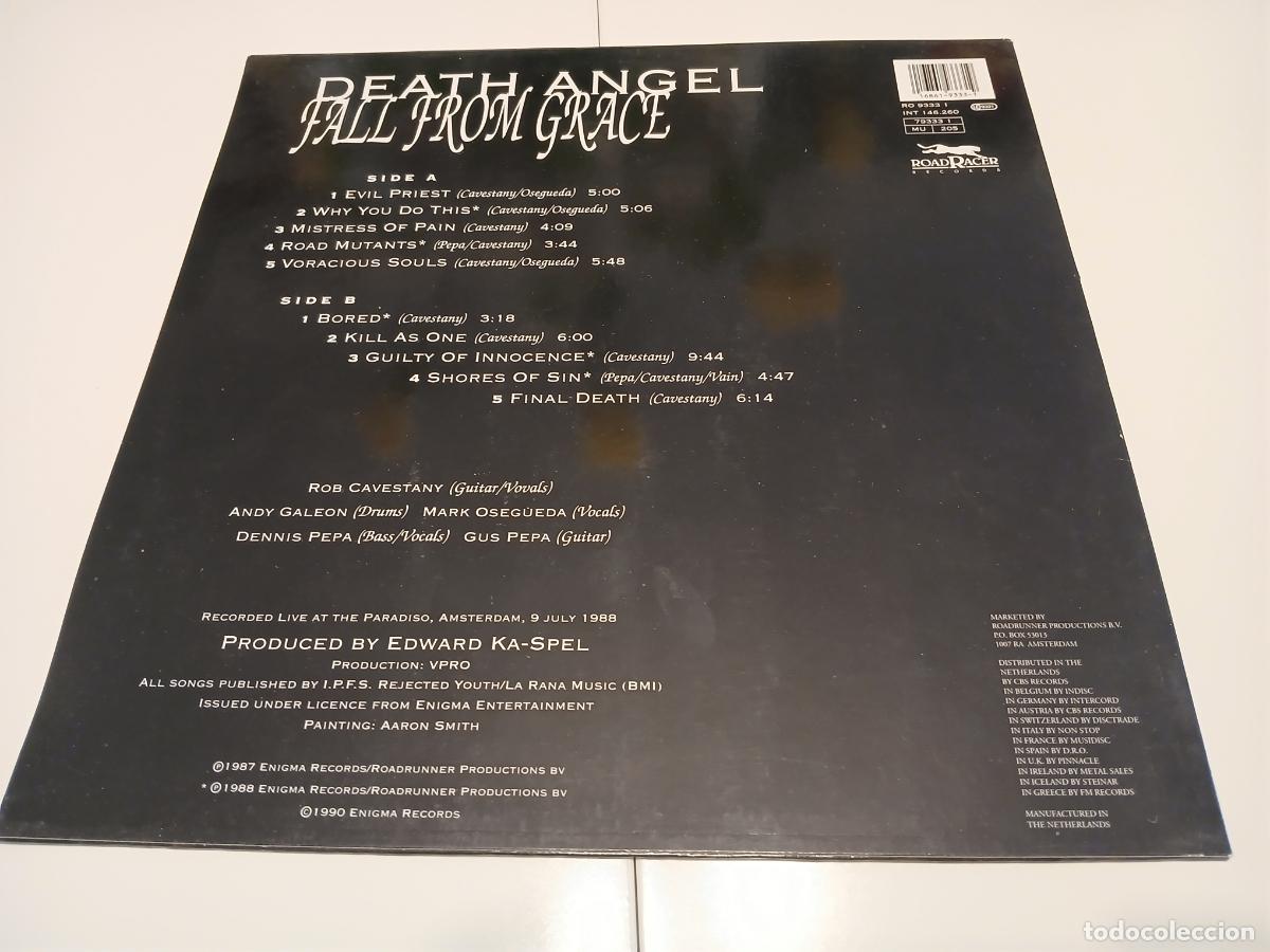 Discos de vinilo: DEATH ANGEL -FALL FROM GRACE- (1990) LP DISCO VINILO - Foto 7