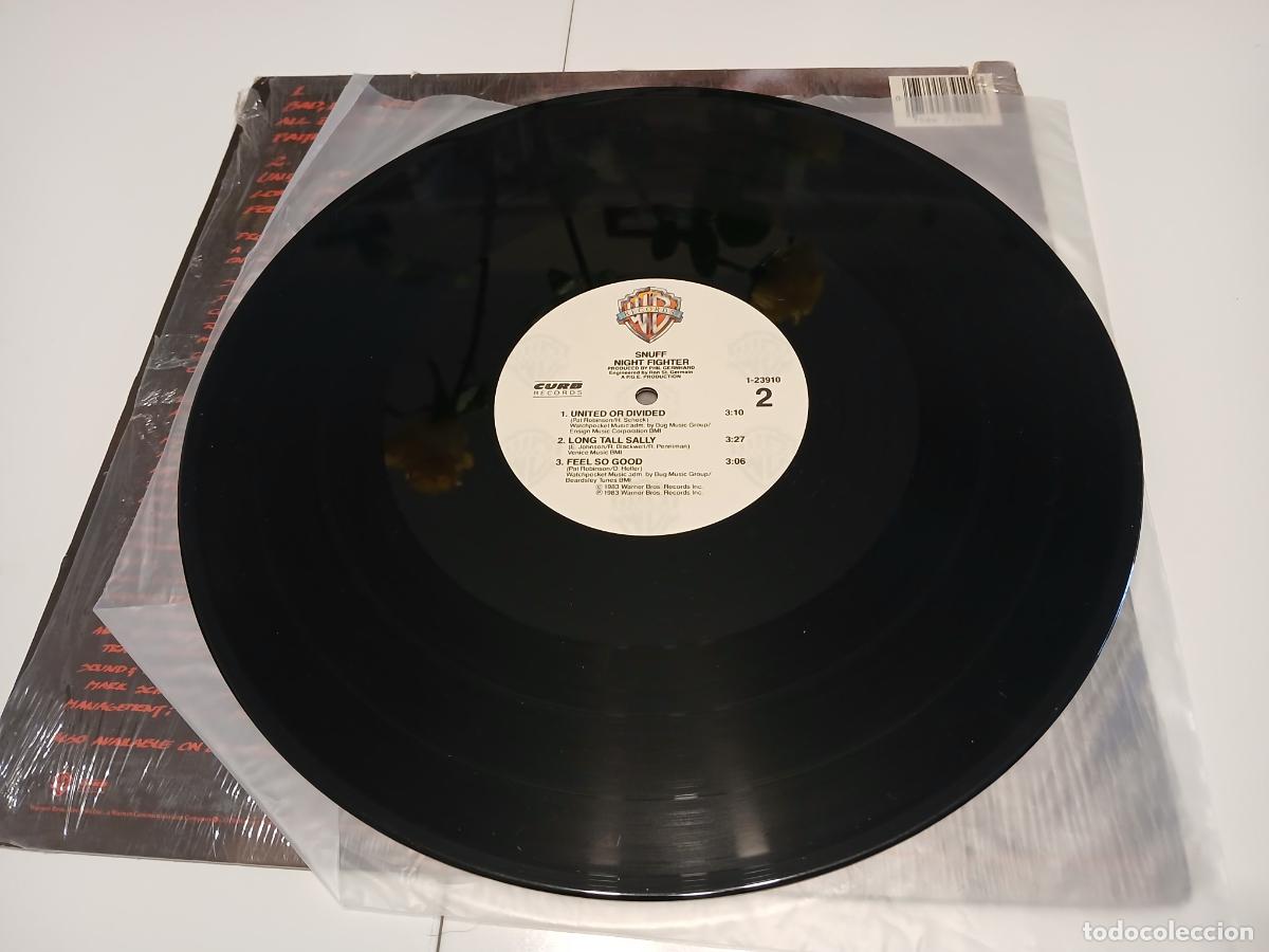 Discos de vinilo: SNUFF -NIGHT FIGHTER- (1983) LP DISCO VINILO - Foto 6