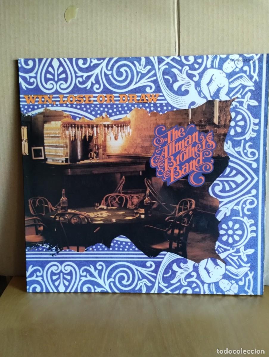 Discos de vinilo: ALLMAN BROTHERS ---- WIN,LOSE OR DRAW - Foto 1