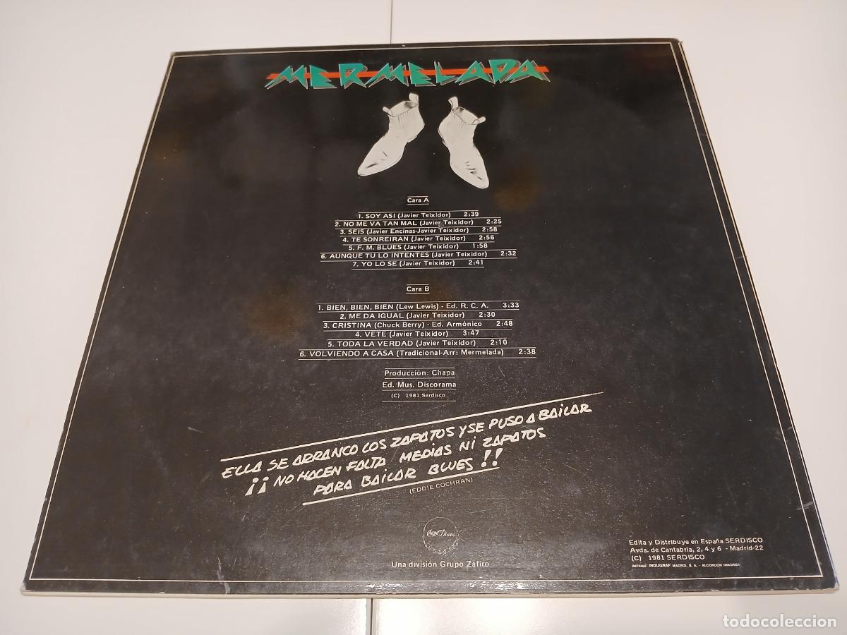 Discos de vinilo: MERMELADA -A PUNTO- (1980) LP DISCO VINILO - Foto 2
