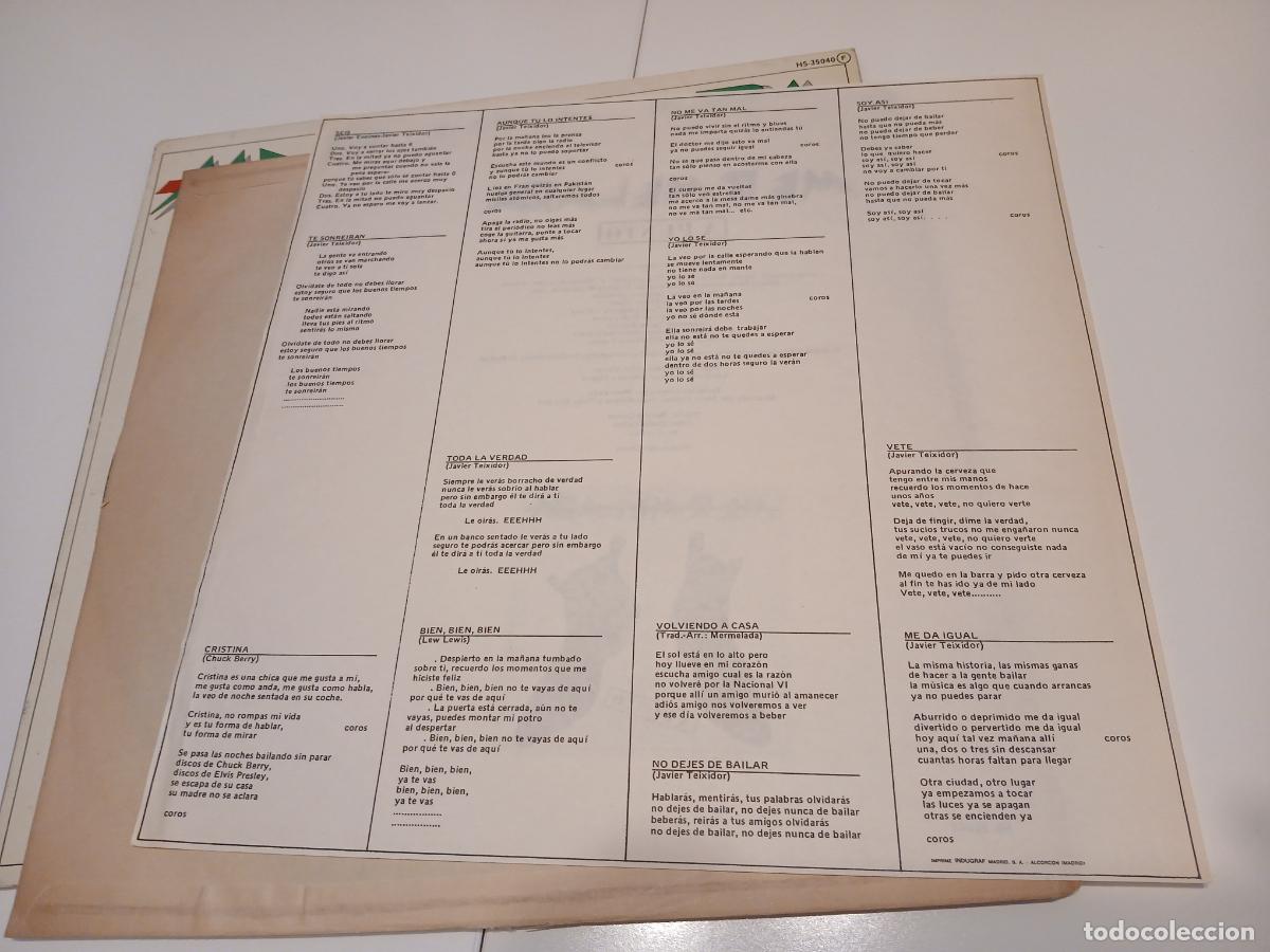Discos de vinilo: MERMELADA -A PUNTO- (1980) LP DISCO VINILO - Foto 5