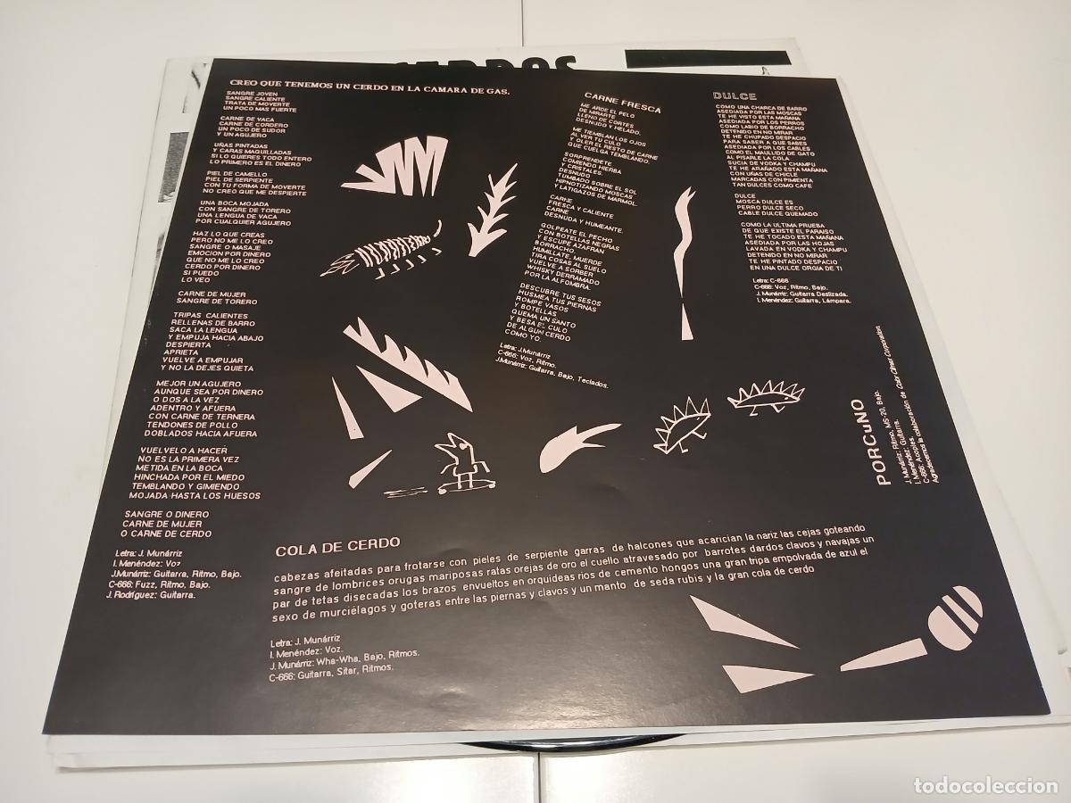 Discos de vinilo: CERDOS -CERDOS- (1990) LP DISCO VINILO - Foto 5