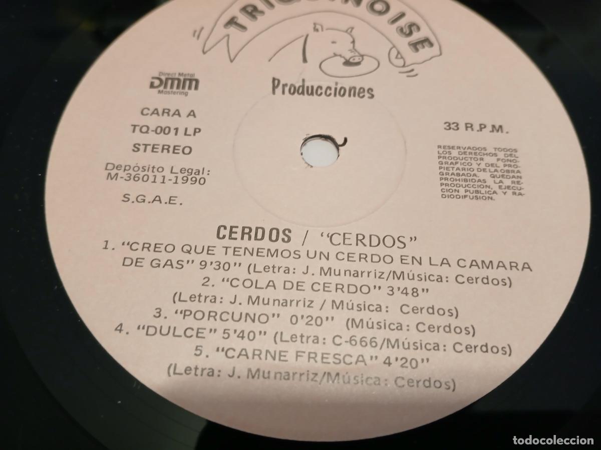 Discos de vinilo: CERDOS -CERDOS- (1990) LP DISCO VINILO - Foto 8