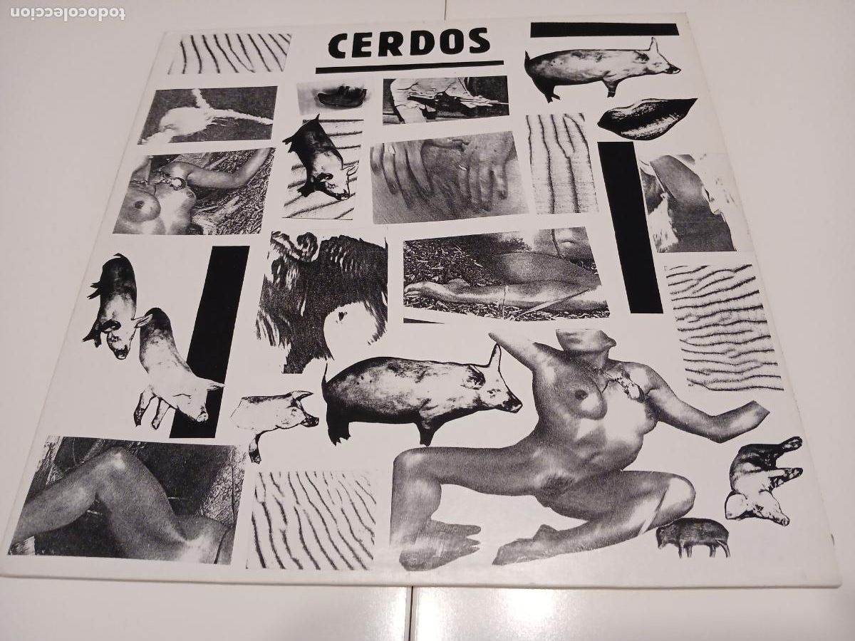 Discos de vinilo: CERDOS -CERDOS- (1990) LP DISCO VINILO - Foto 1