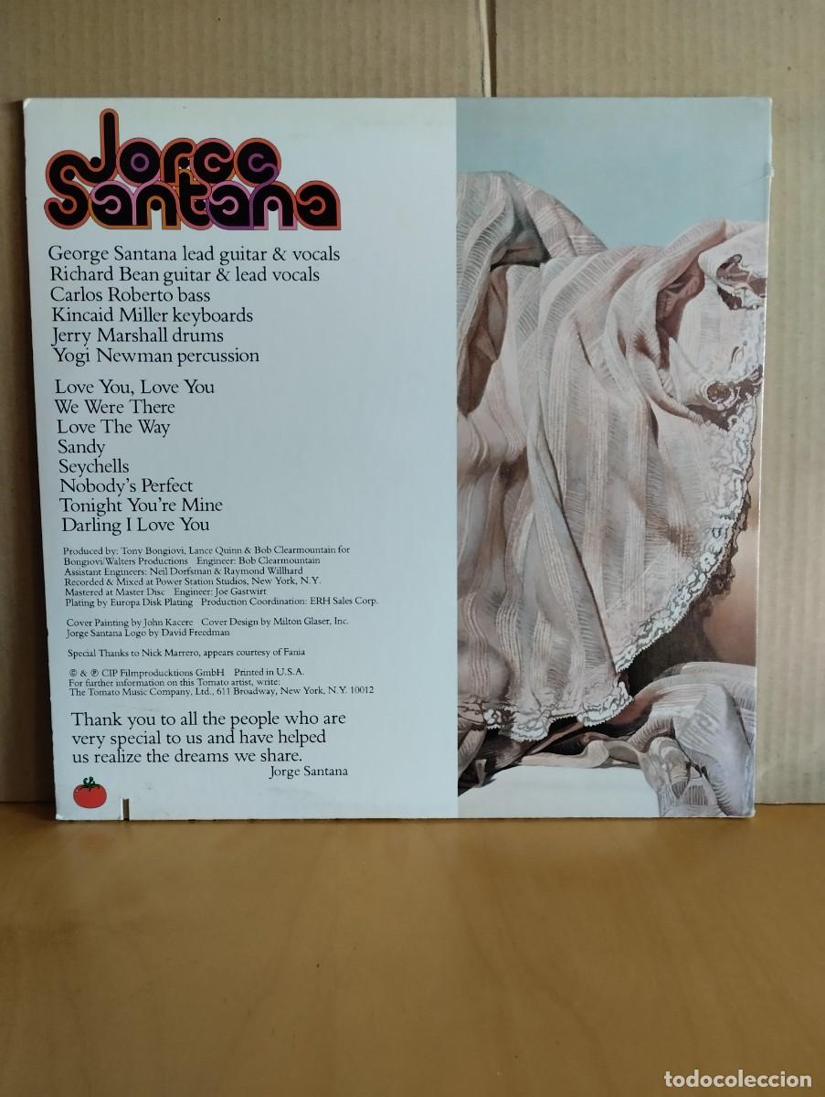 Discos de vinilo: JORGE SANTANA ----- JORGE SANTANA - Foto 2