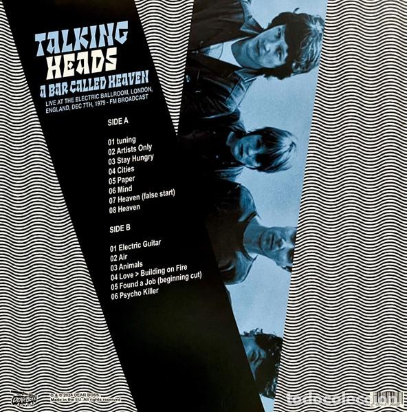 Discos de vinilo: Talking Heads &ndash; A Bar Called Heaven LP - Foto 2