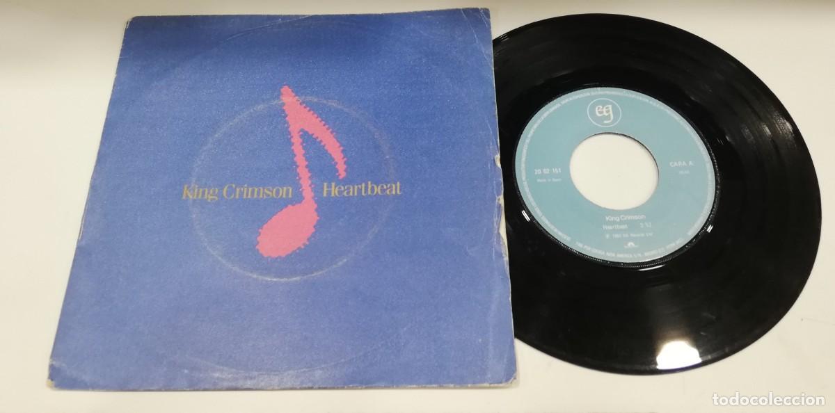Discos de vinilo: SCO48-King Crimson - Heartbeat (7&rdquo;, Single) - Foto 1