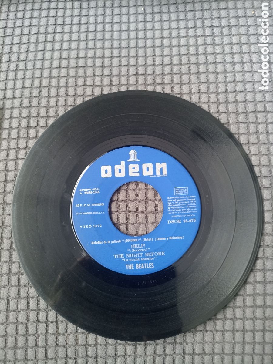 Discos de vinilo: Help! The Beatles, Odeon, 1965, Spain. - Foto 3