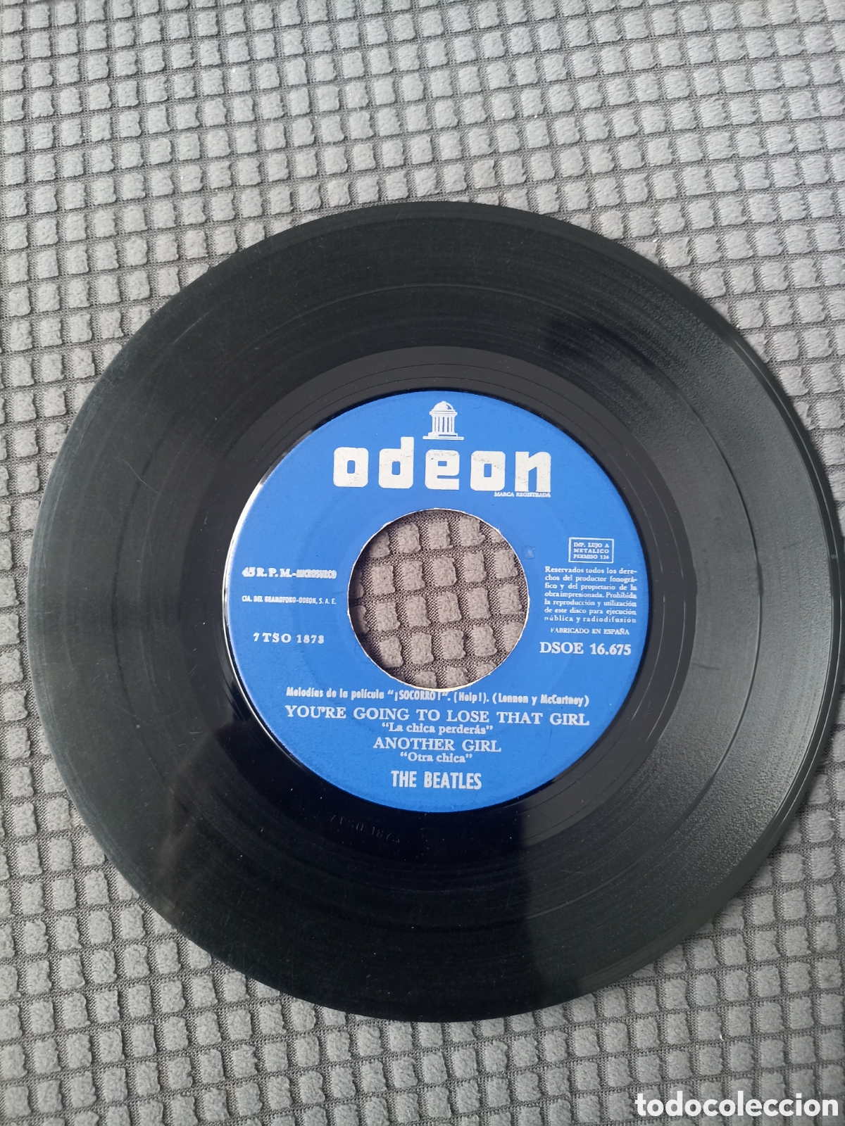Discos de vinilo: Help! The Beatles, Odeon, 1965, Spain. - Foto 4