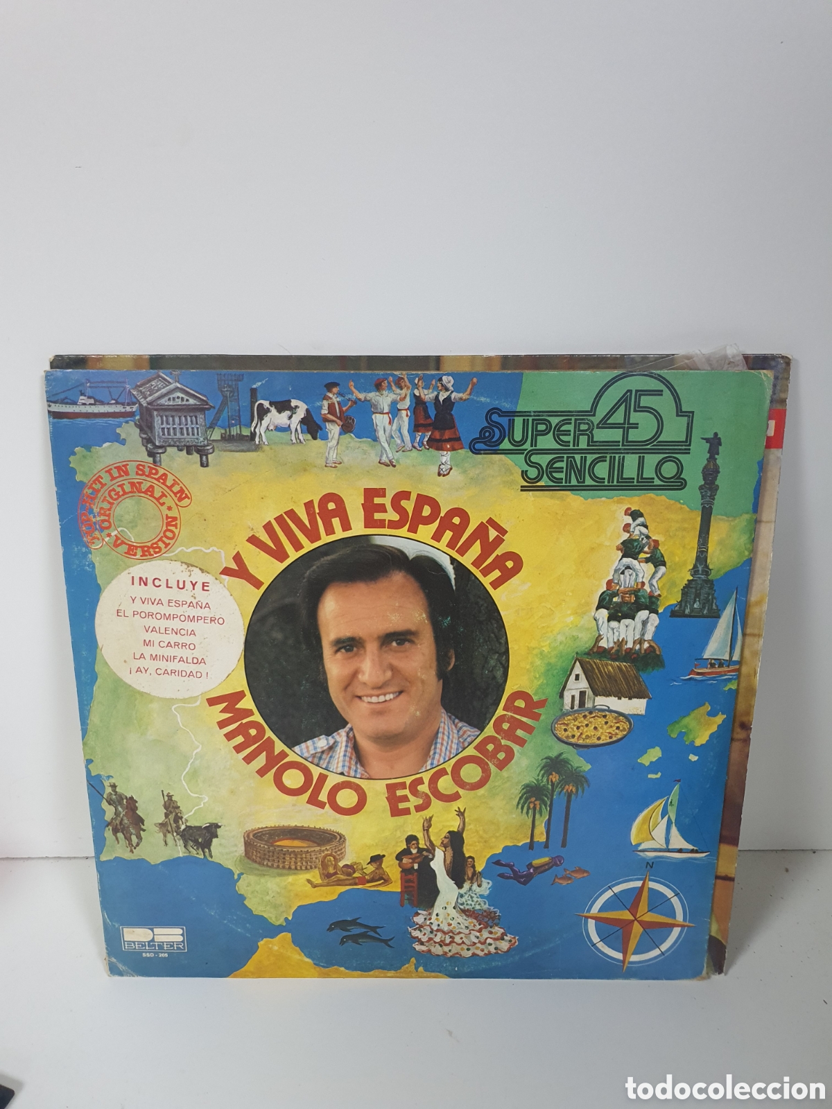 Discos de vinilo: Disco manolo escobar y viva espa&ntilde;a - Foto 1