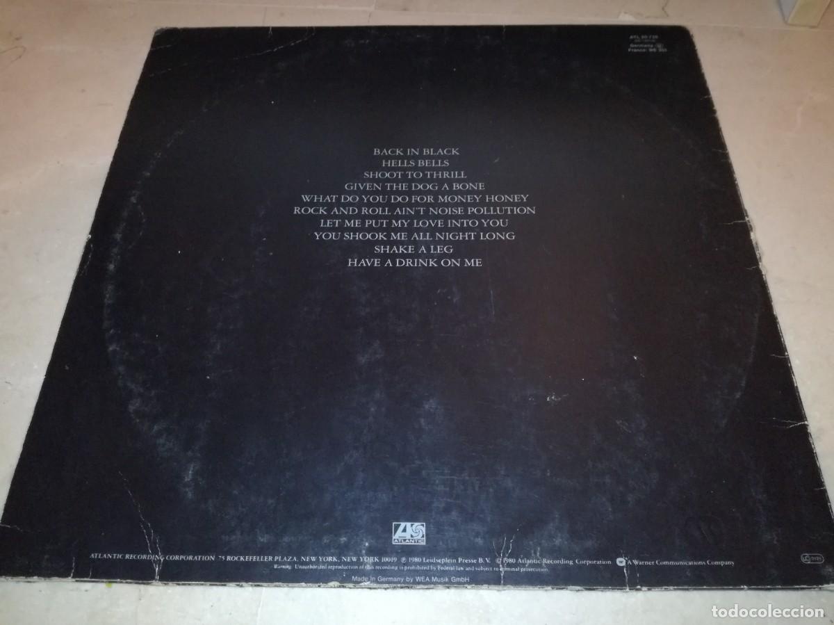 Discos de vinilo: AC/DC-BACK IN BLACK-ATLANTIC - Foto 2