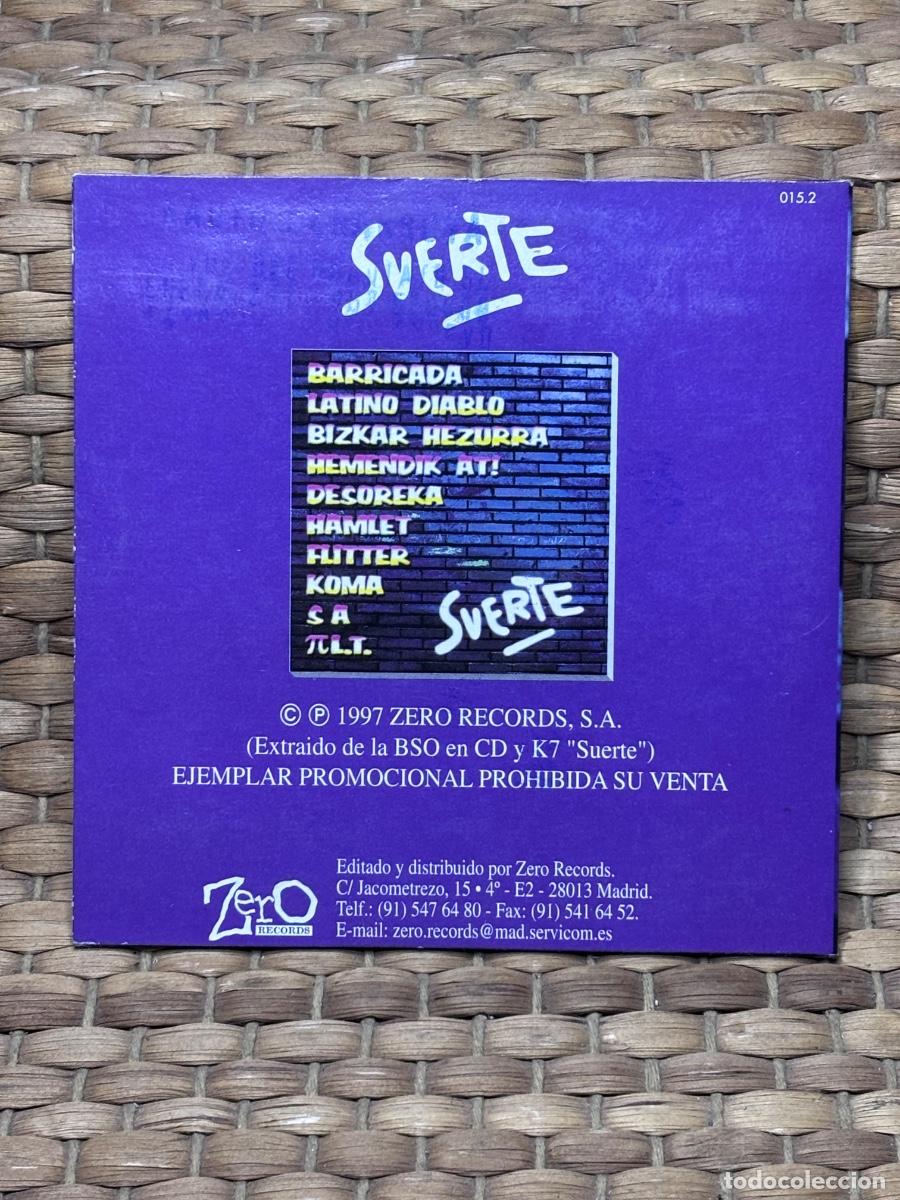 Discos de vinilo: LC2 Barricada - Suerte - Promocional - Foto 2