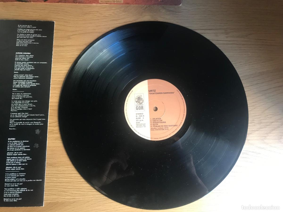 Discos de vinilo: LP Urtz- Ekaitzaren garrasia - Foto 10