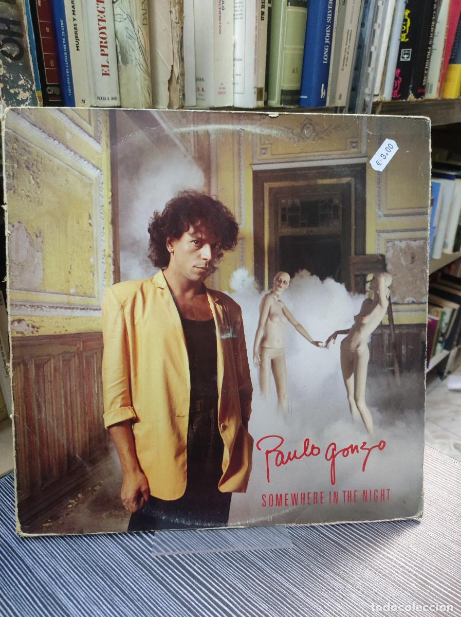 Discos de vinilo: Paulo Gonzo &ndash; Somewhere In The Night - Foto 1