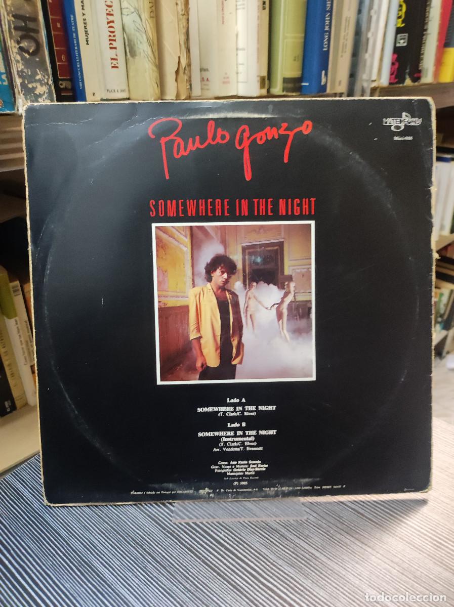 Discos de vinilo: Paulo Gonzo &ndash; Somewhere In The Night - Foto 2