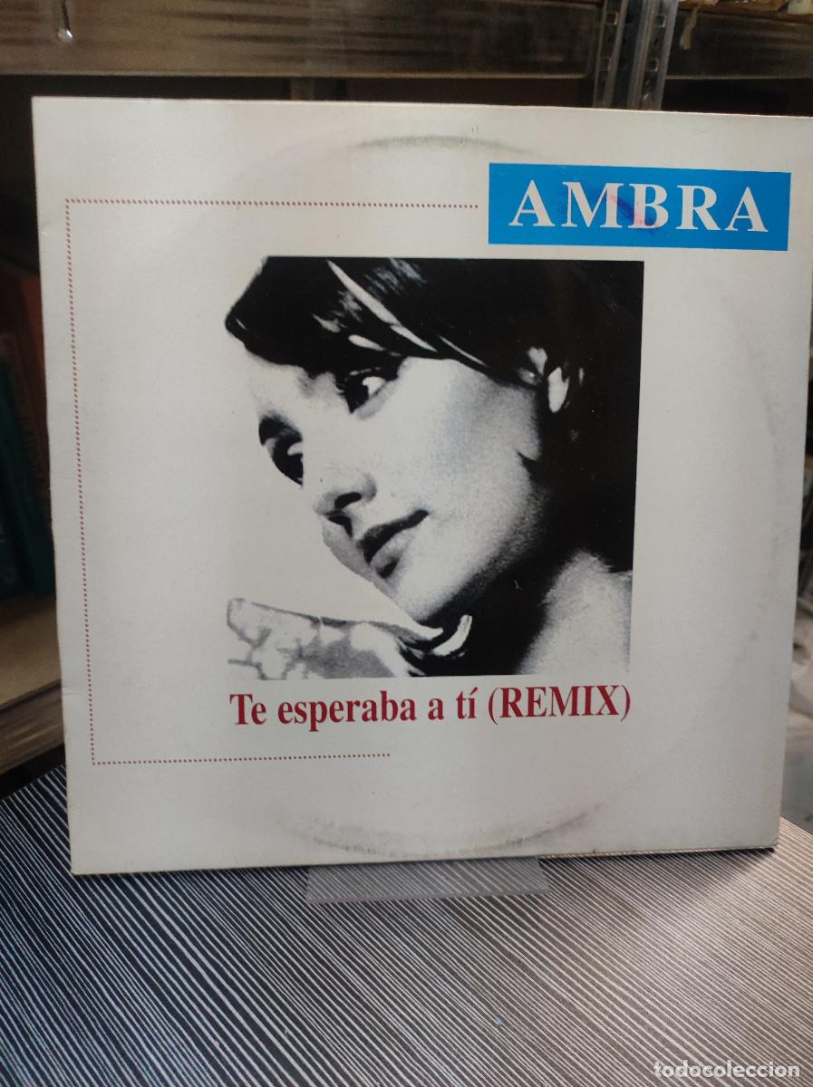Discos de vinilo: Ambra &ndash; Te Esperaba A T&igrave; (Remix) - Foto 1