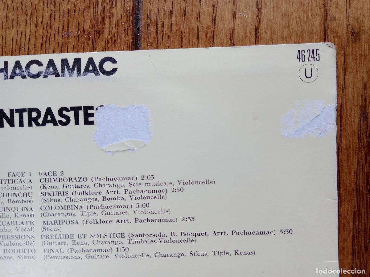 Discos de vinilo: Pachacamac - contrastes - Foto 3