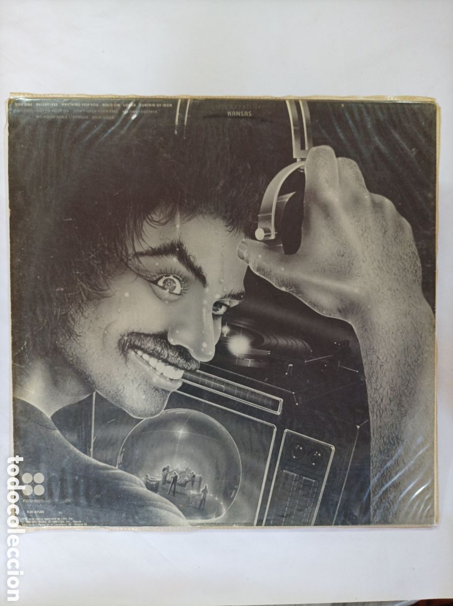 Discos de vinilo: KANSAS. AUDIO -VISION. EPIC. VINILO. 1980. - Foto 2