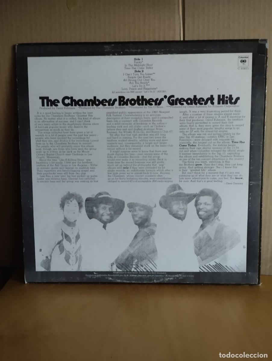 Discos de vinilo: THE CHAMBERS BROTHERS --- GREATEST HITS - Foto 2