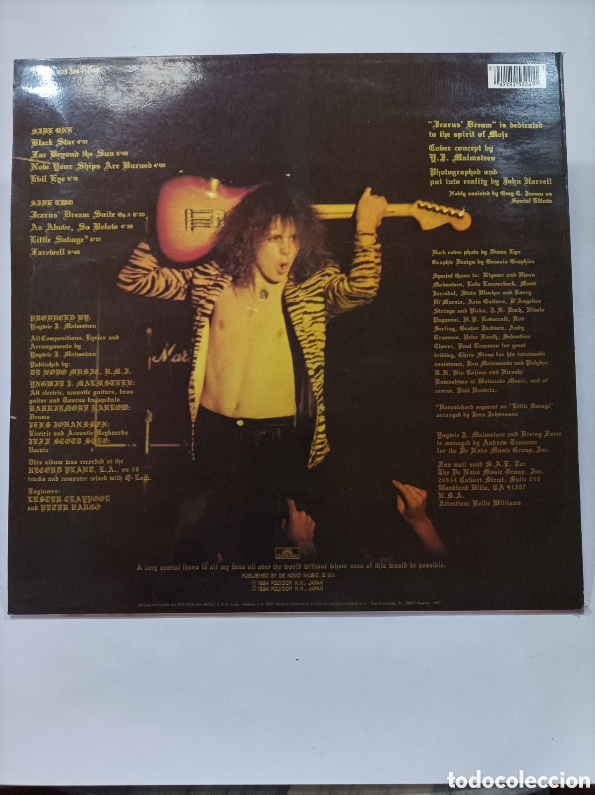 Discos de vinilo: RISING FORCE. POLYDOR. VINILO. 1984. - Foto 2