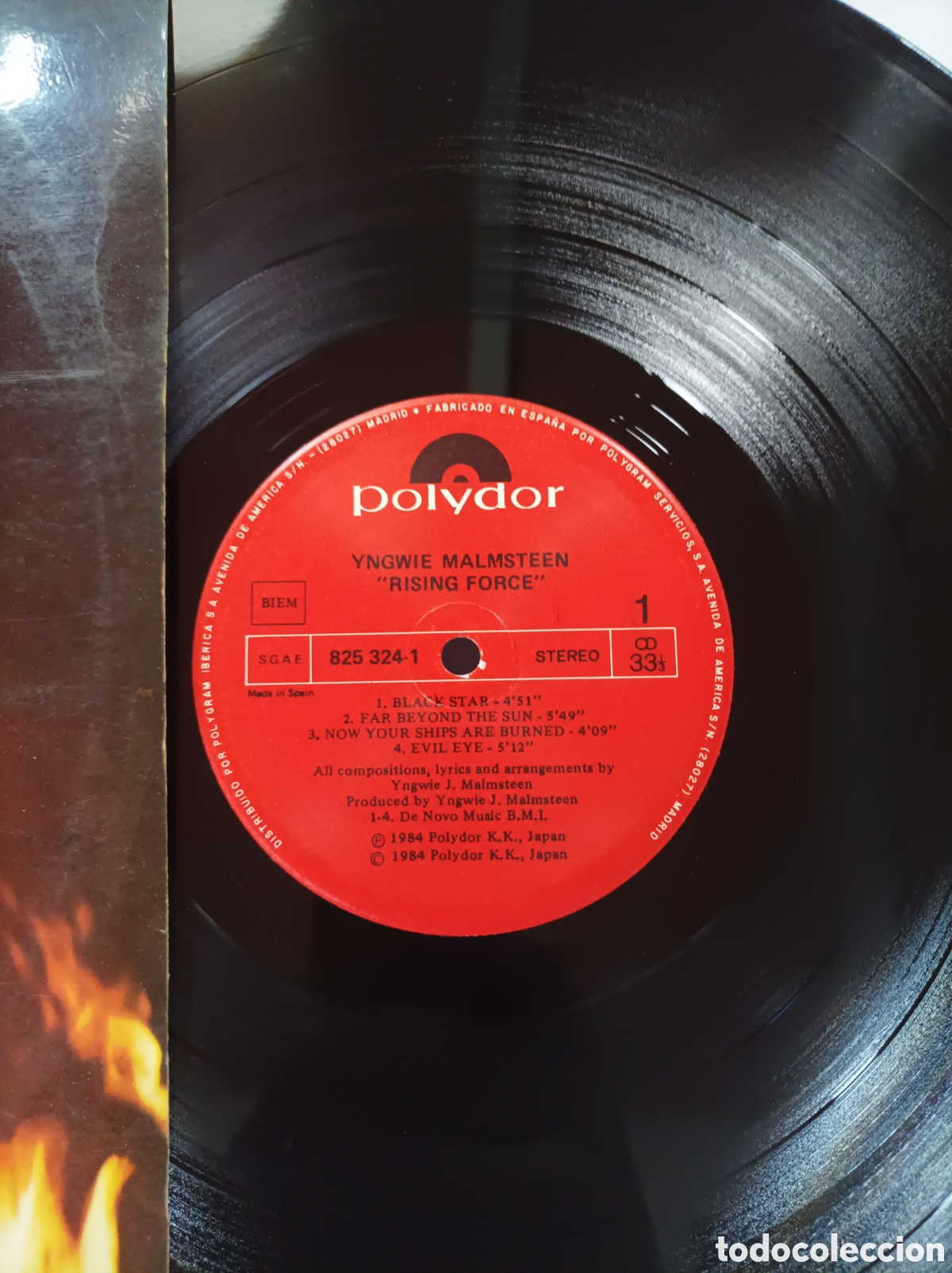 Discos de vinilo: RISING FORCE. POLYDOR. VINILO. 1984. - Foto 3