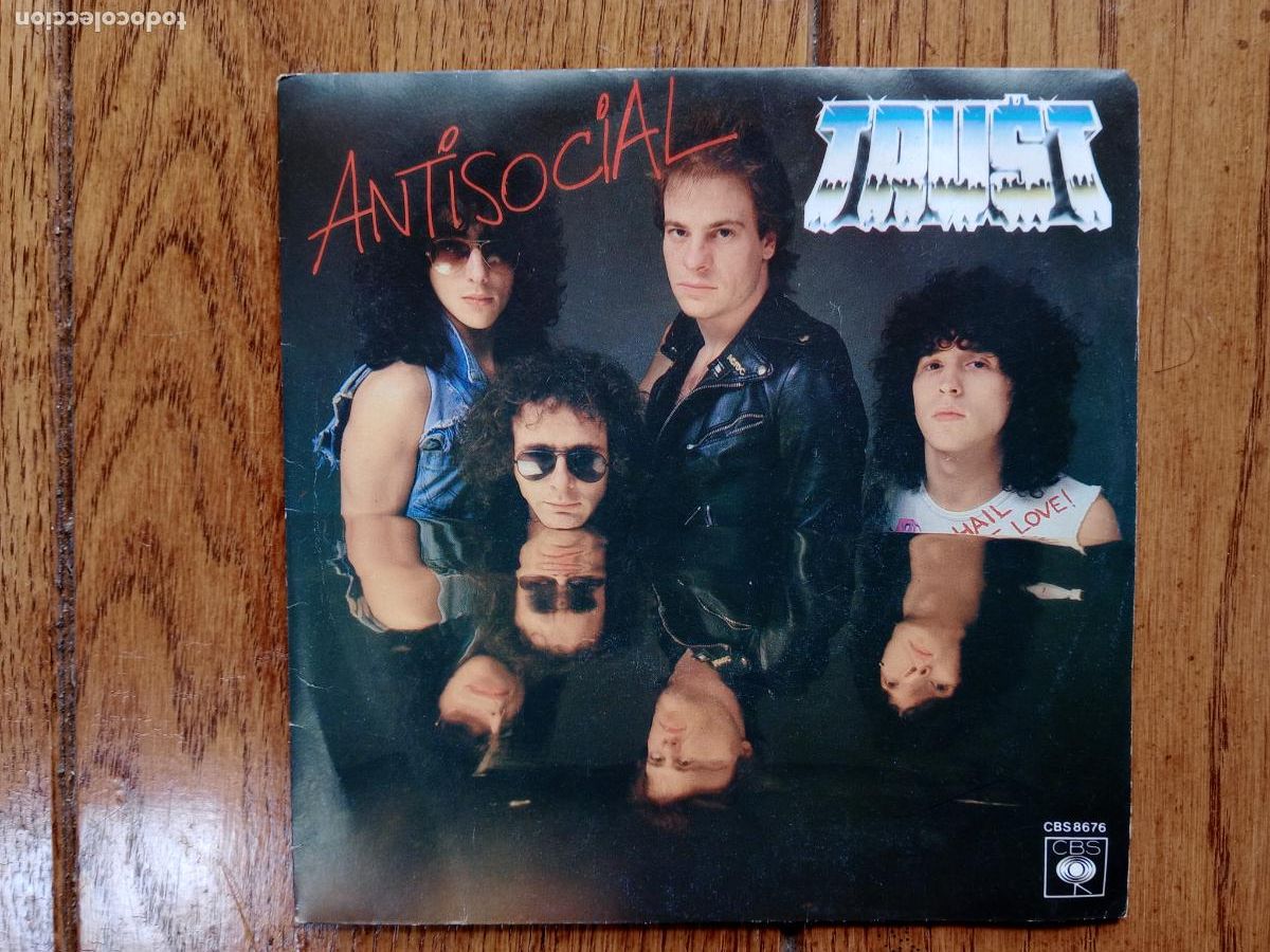 Discos de vinilo: Trust - antisocial + m. Commedie - Foto 1