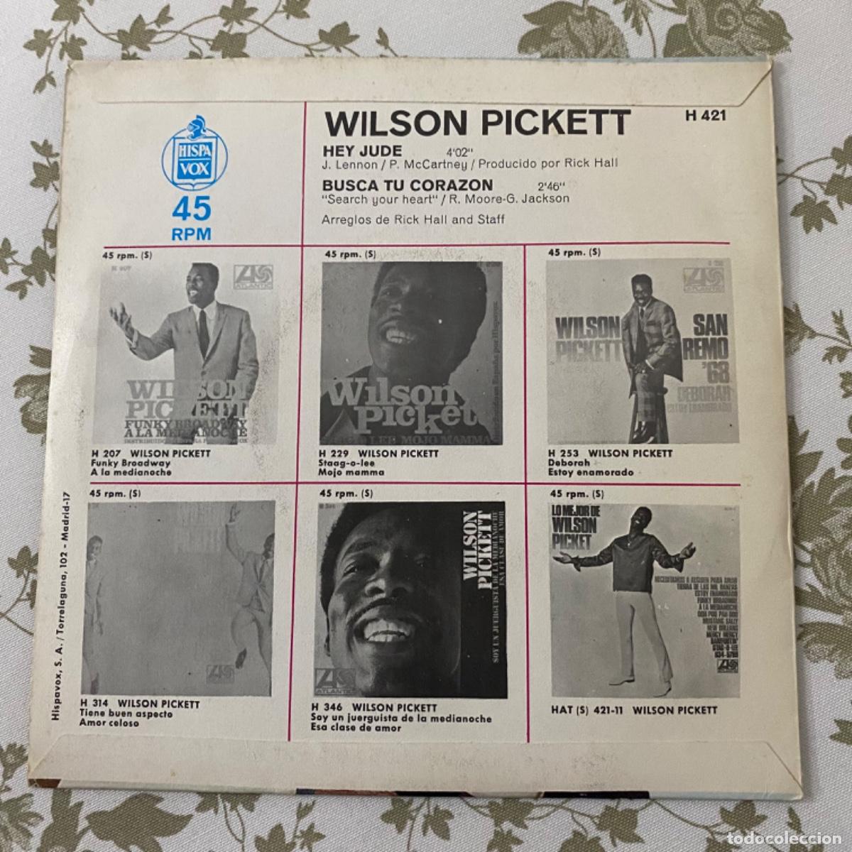 Discos de vinilo: WILSON PICKETT HEY JUDE - Foto 3