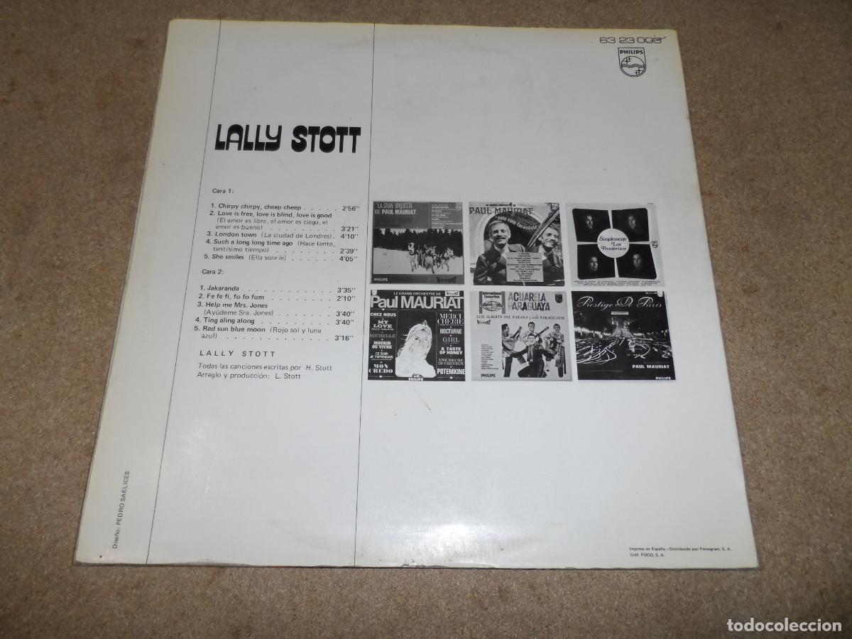Discos de vinilo: LALLY STOTT - JAKARANDA (SPAIN 1971) - Foto 2