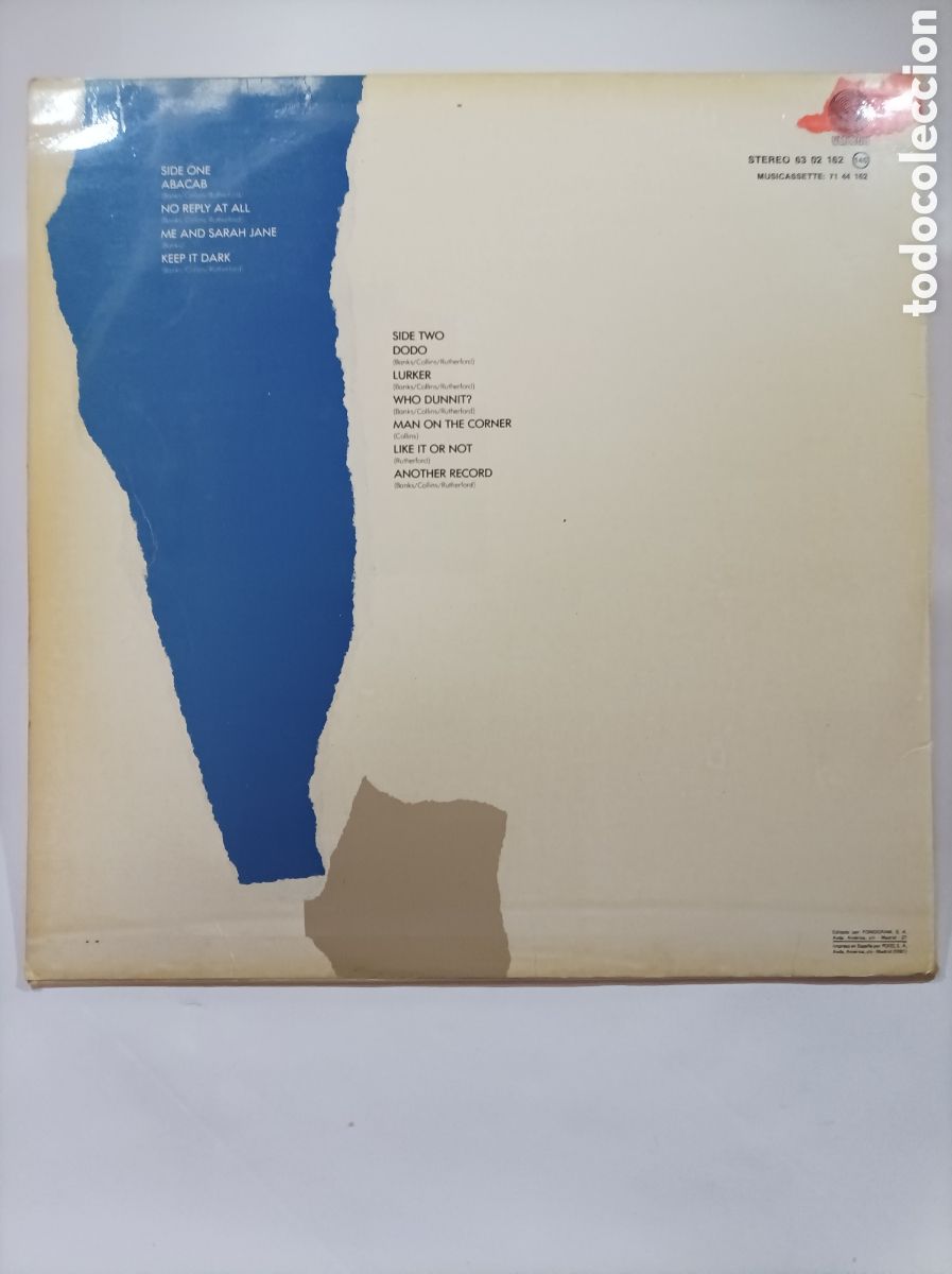Discos de vinilo: G&Eacute;NESIS. ABACAB. VERTIGO. VINILO. 1981. - Foto 2