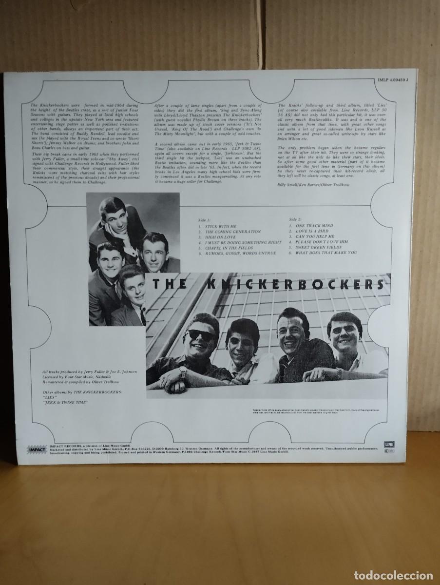 Discos de vinilo: THE KNICKERBOCKERS ---- STAY WITH US - Foto 2