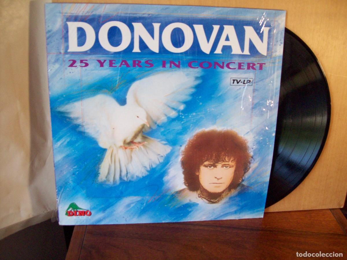 Discos de vinilo: DONOVAN - 25 YEARS IN CONCERT - LP - Foto 1