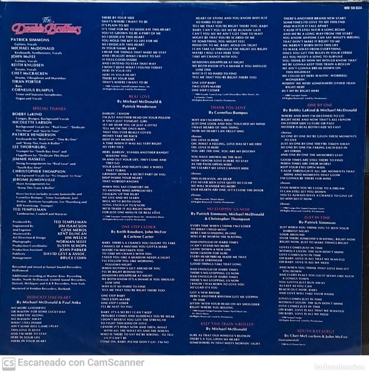 Discos de vinilo: The Doobie Brothers &lrm;&ndash; One Step Closer - Foto 3
