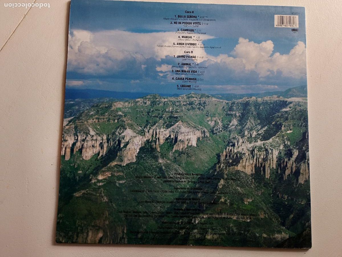 Discos de vinilo: Emmanuel &lrm;&ndash; Vida 1990 ed espa&ntilde;ola - Foto 2