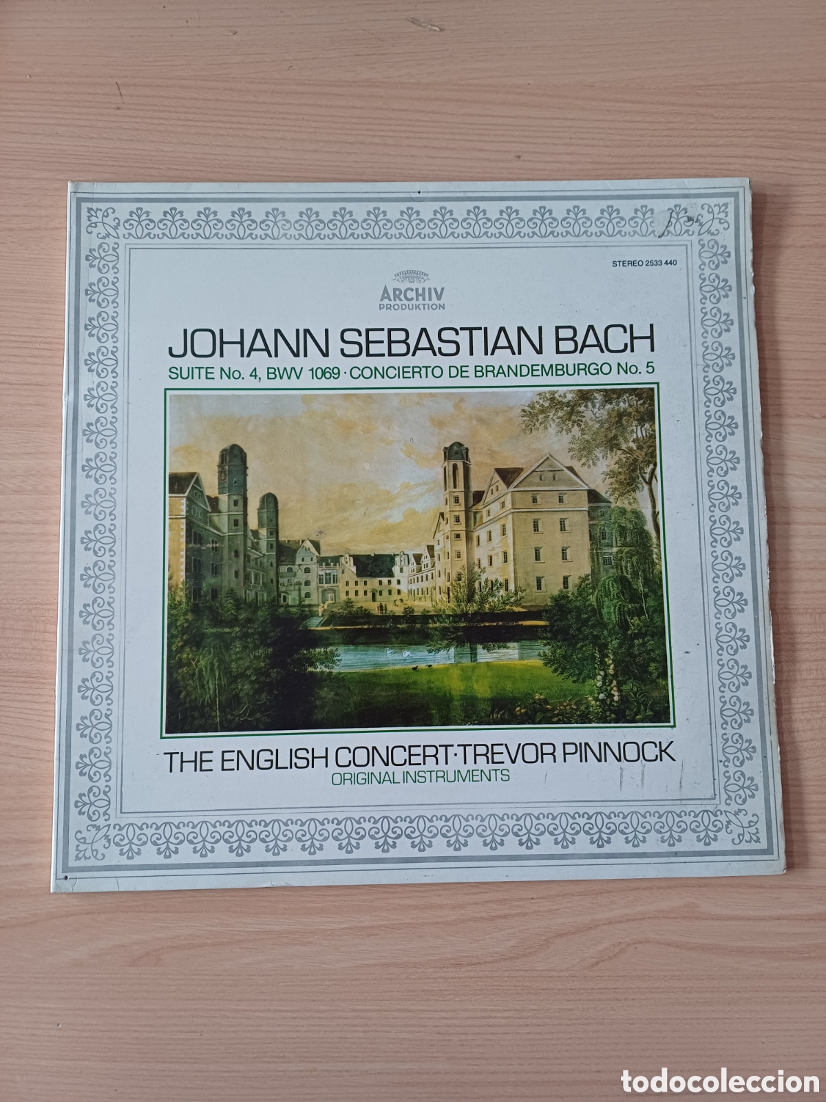 Dischi in vinile: JOHANN SEBASTIAN BACH CONCIERTO DE BRNADERBURGO N&ordm; 5 THE ENGLISH CONCERT . TREVOR PINNOCK VINILO