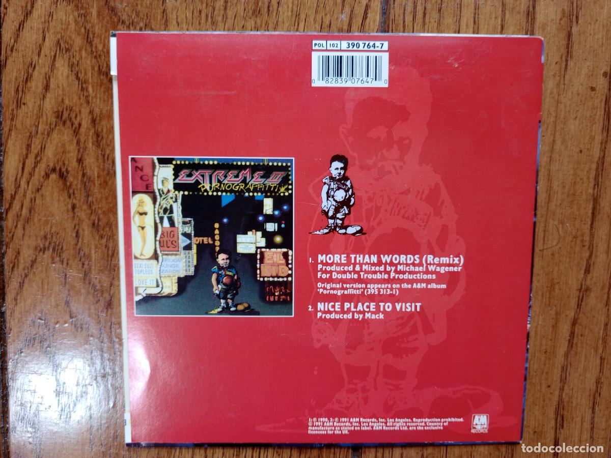 Discos de vinilo: Extreme - more than words + nice place to visit - Foto 2