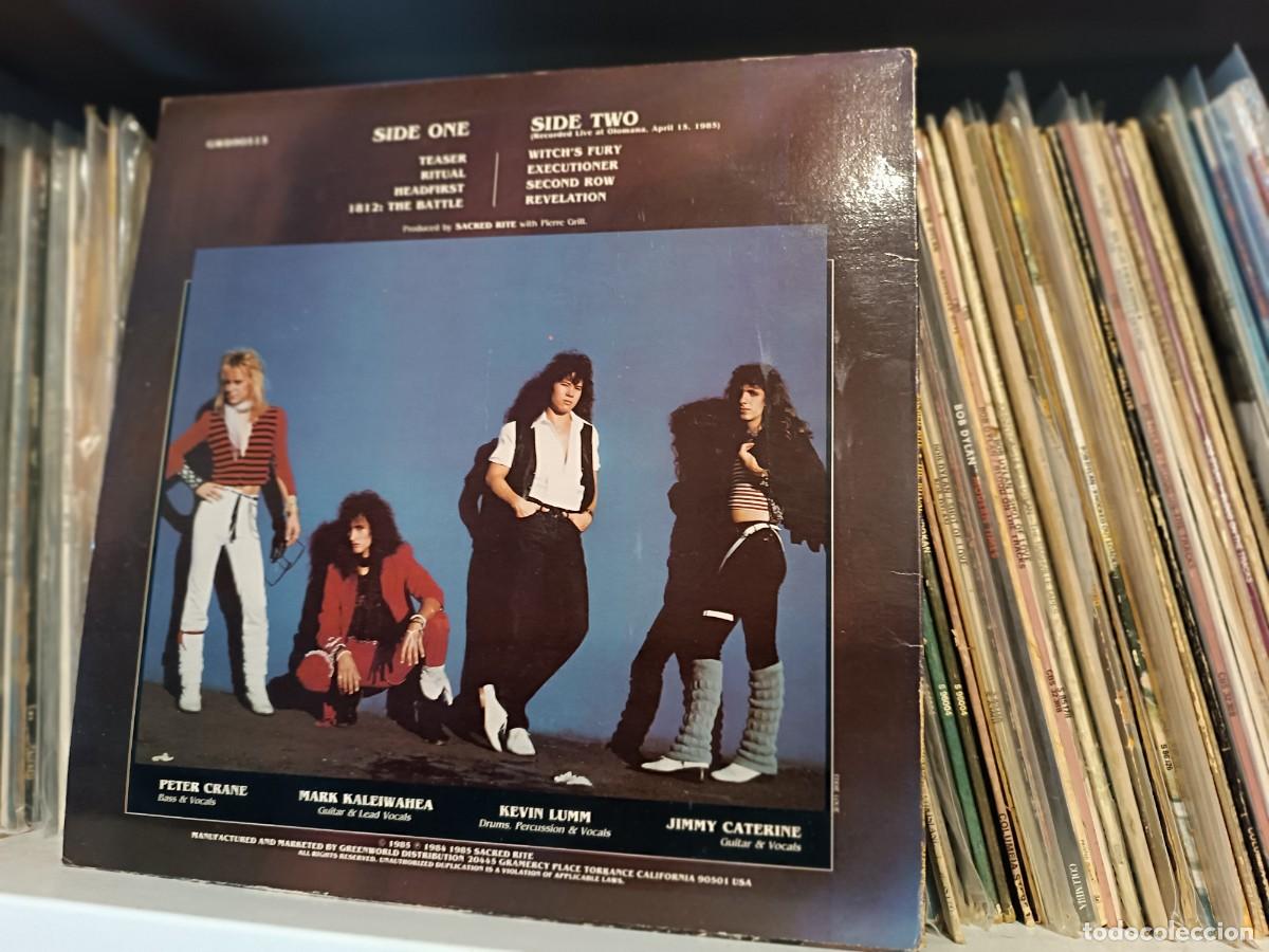Discos de vinilo: Sacred Rite &lrm;&ndash; The Ritual - lp . edic. US 1985 - Foto 2