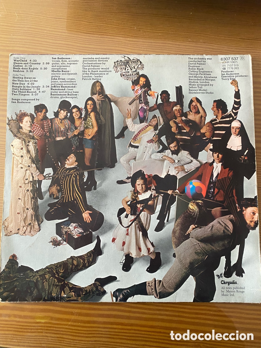 Discos de vinilo: Disco de Vinilo Lp Jethro Tull &ldquo;WarChild - Chrysalis&rdquo; - Foto 2