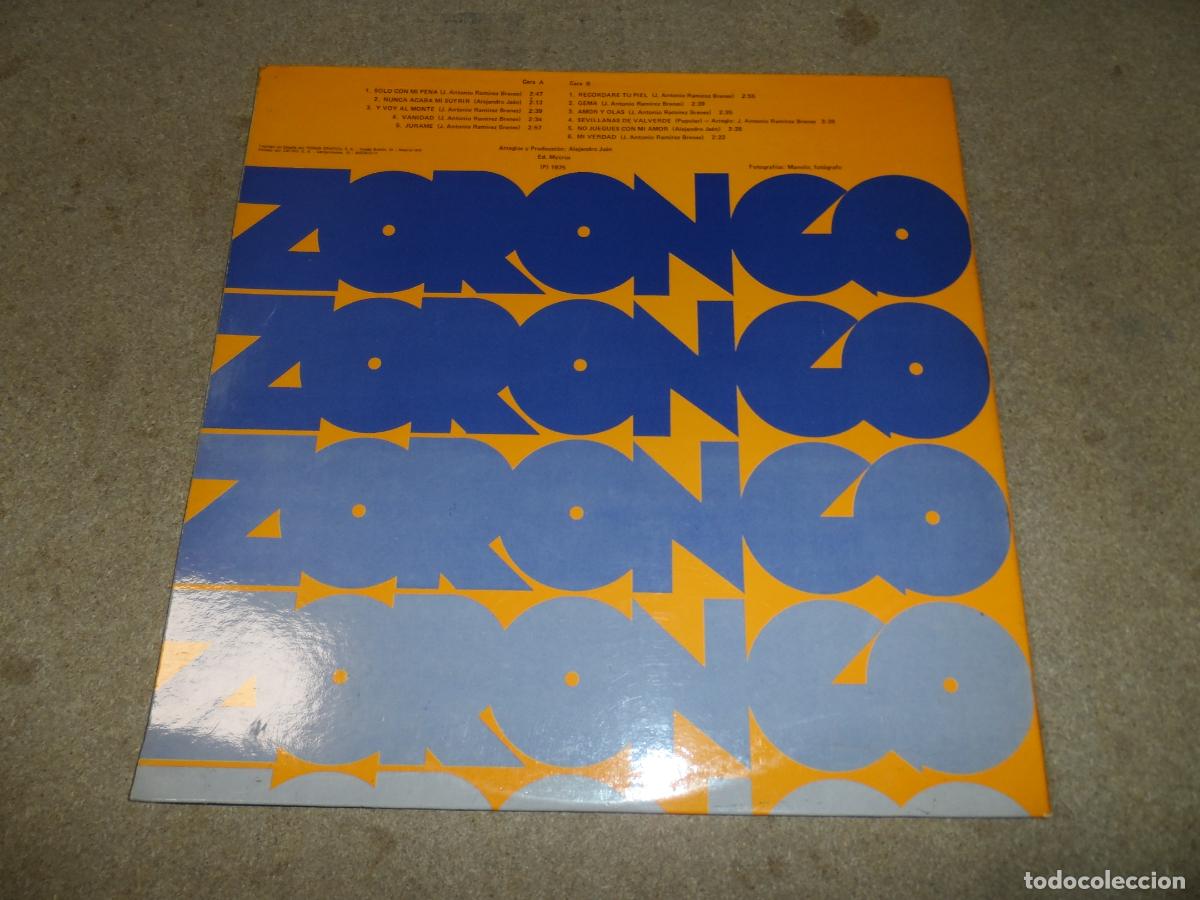 Discos de vinilo: ZORONGO - ZORONGO (SPAIN 1975) - Foto 3