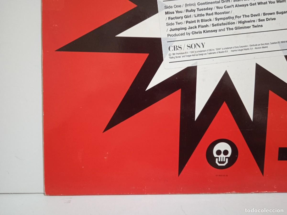 Discos de vinilo: RollingStones - Rolling Stones - Flashpoint - LP - LIBRETO - 1991 - Ed. Espa&ntilde;a - Foto 6