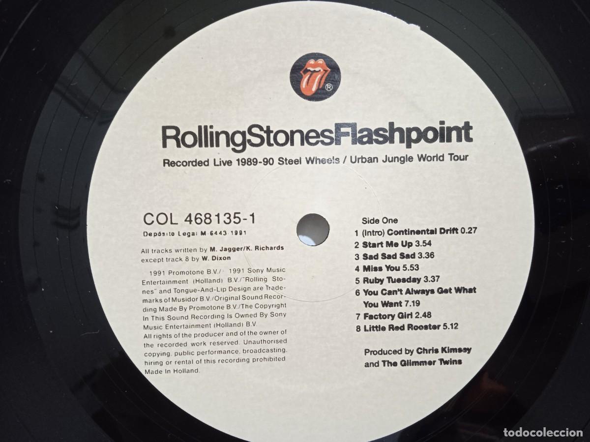 Discos de vinilo: RollingStones - Rolling Stones - Flashpoint - LP - LIBRETO - 1991 - Ed. Espa&ntilde;a - Foto 21