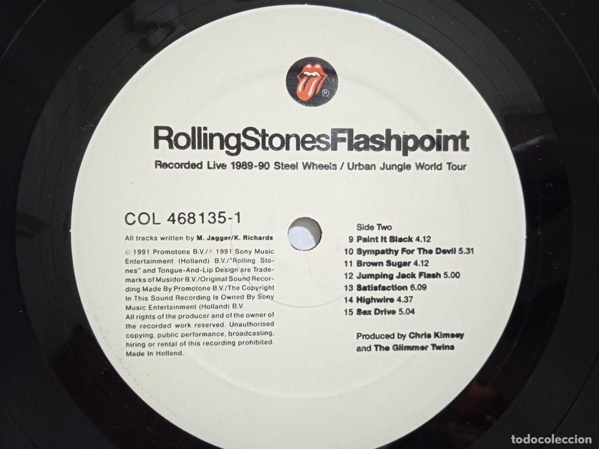 Discos de vinilo: RollingStones - Rolling Stones - Flashpoint - LP - LIBRETO - 1991 - Ed. Espa&ntilde;a - Foto 23