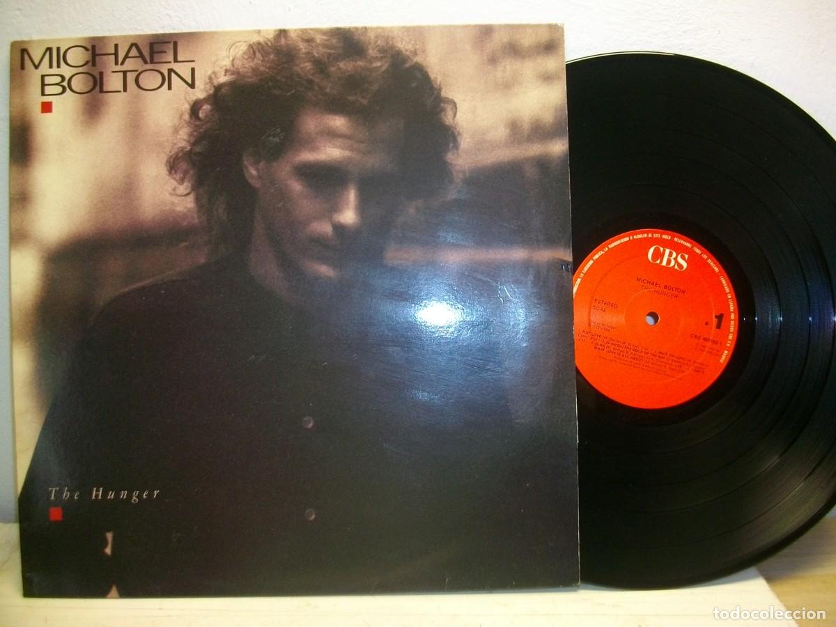 Discos de vinilo: Michael Bolton - Hunger (1987) LP - Foto 1