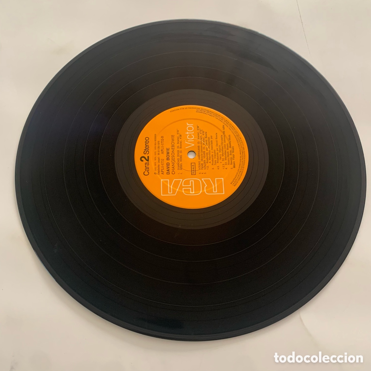 Discos de vinilo: lp David Bowie &lrm;&ndash; ChangesOneBowie edicion espa&ntilde;ola de 1976 - Foto 3