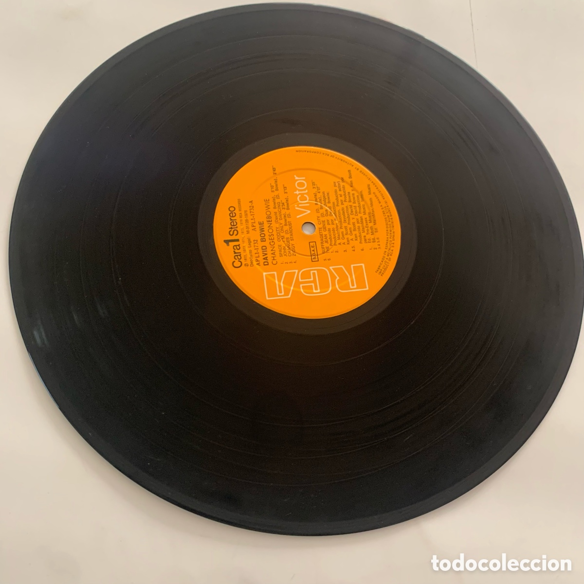 Discos de vinilo: lp David Bowie &lrm;&ndash; ChangesOneBowie edicion espa&ntilde;ola de 1976 - Foto 4