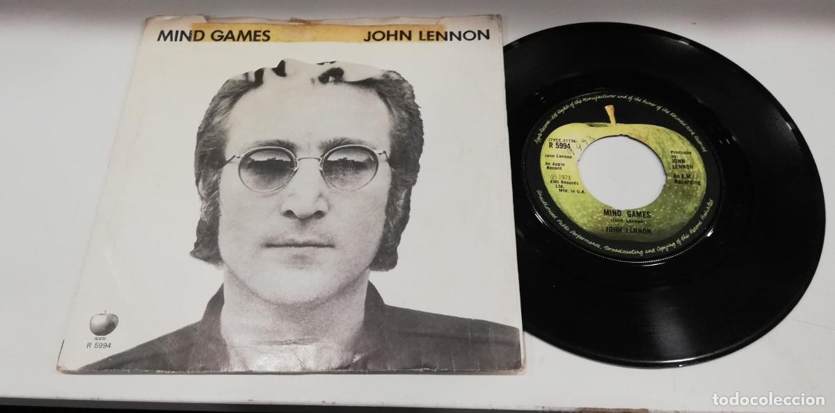 Discos de vinilo: SCO13-John Lennon - Mind Games (7&rdquo;, Single) - Foto 1